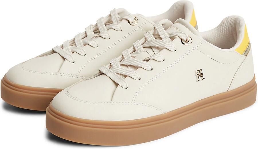 TOMMY HILFIGER Sneakers laag crème geel goud - Foto 5