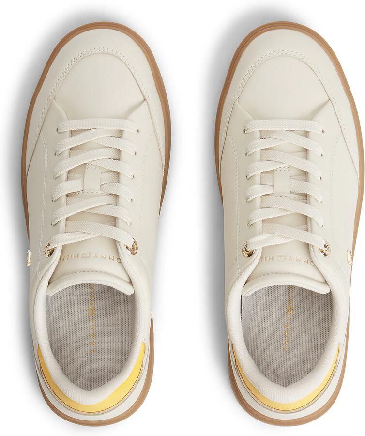 TOMMY HILFIGER Sneakers laag crème geel goud - Foto 3