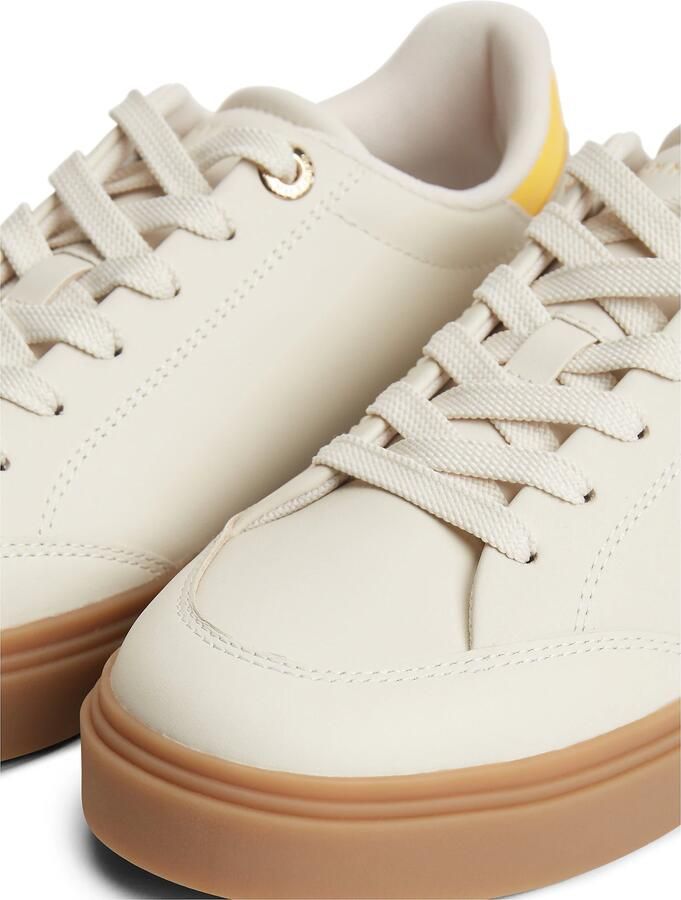 TOMMY HILFIGER Sneakers laag crème geel goud - Foto 4