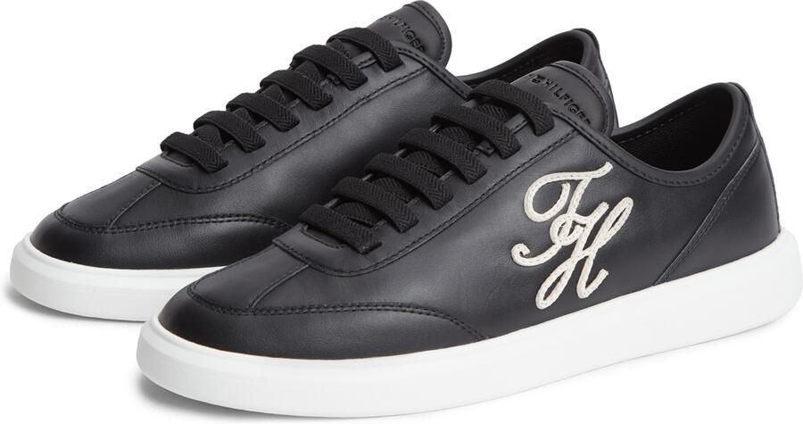 TOMMY HILFIGER Sneakers laag crème zwart - Foto 4