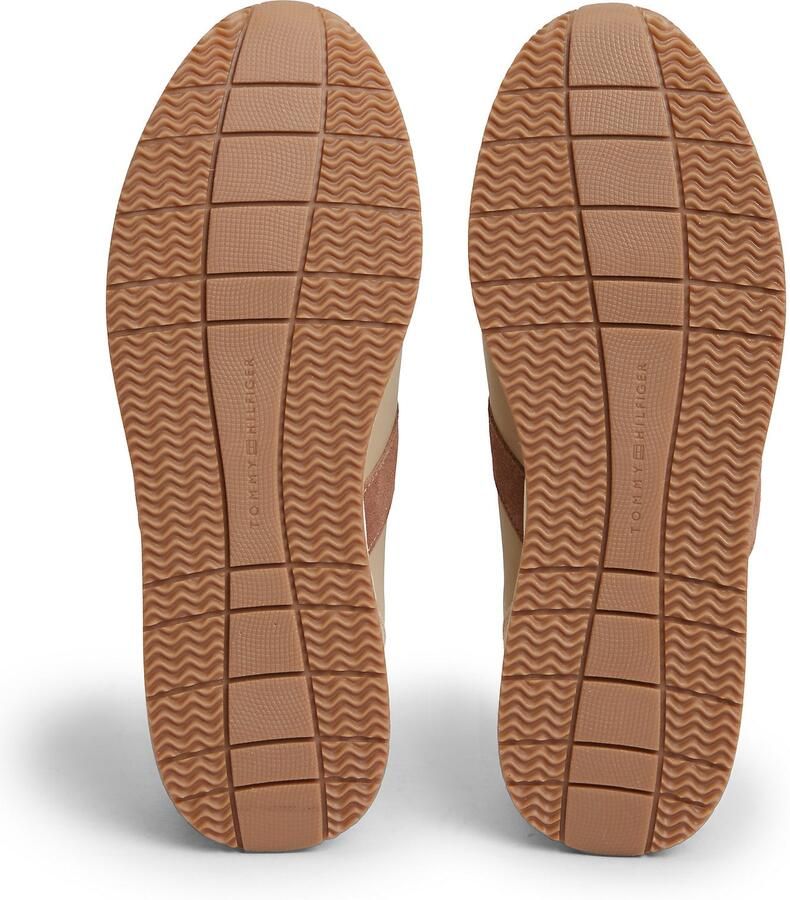 TOMMY HILFIGER Beige Sneakers Elevated Hilfiger Mix Runner - Foto 7