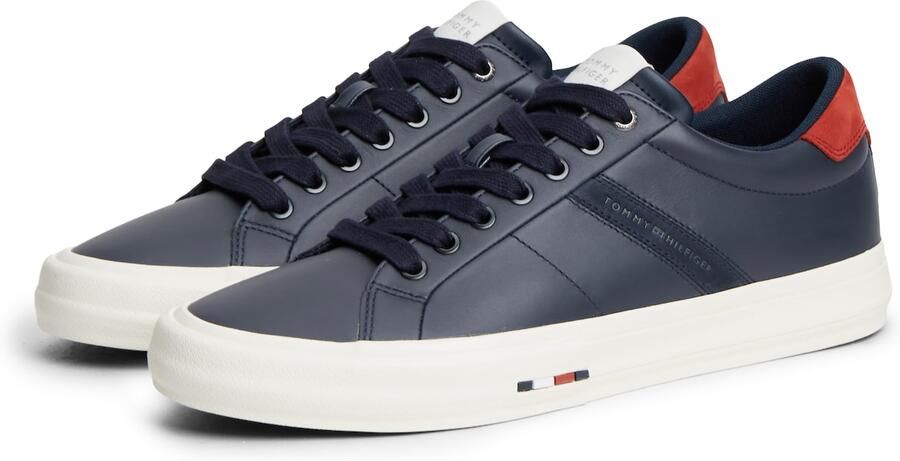 TOMMY HILFIGER Sneakers laag donkerblauw bloedrood - Foto 5