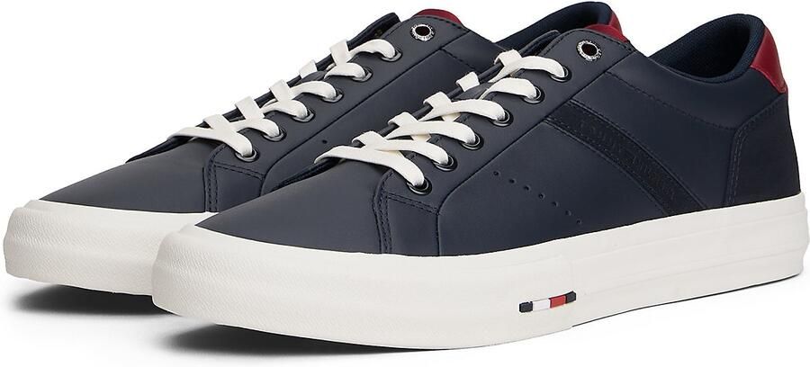 Tommy Hilfiger Sneakers TH HI VULC LTH STREET vrijetijdsschoen lage schoen veterschoenen met zacht gepolsterde schacht - Foto 5