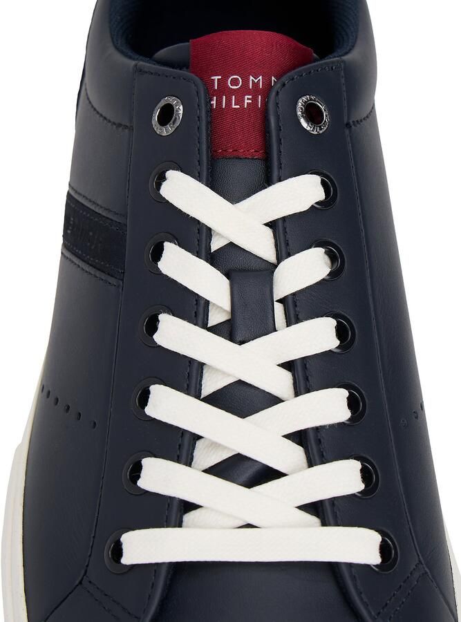 Tommy Hilfiger Sneakers TH HI VULC LTH STREET vrijetijdsschoen lage schoen veterschoenen met zacht gepolsterde schacht - Foto 3
