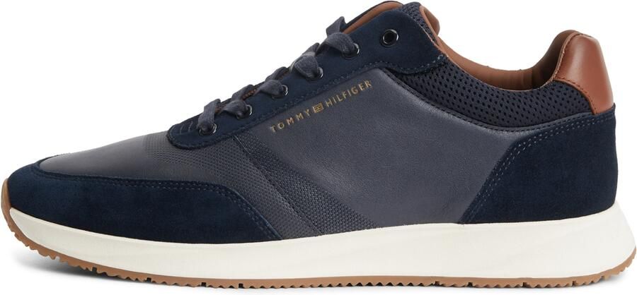 TOMMY HILFIGER Sneakers laag donkerblauw bruin - Foto 6