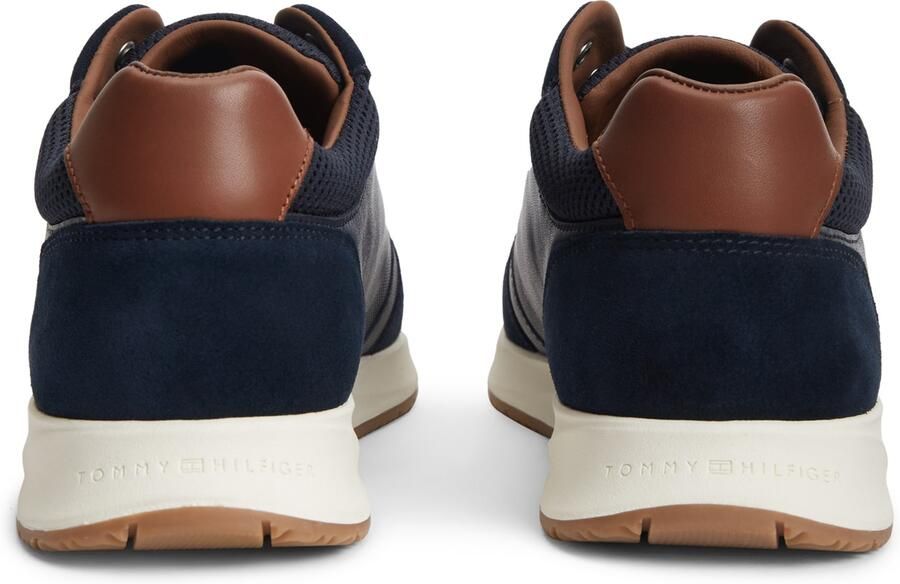 TOMMY HILFIGER Sneakers laag donkerblauw bruin - Foto 8
