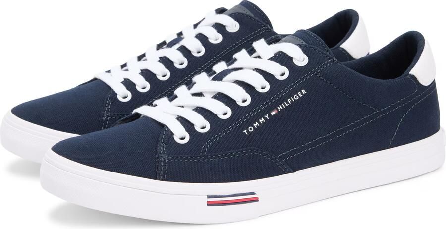TOMMY HILFIGER Sneakers laag donkerblauw wit - Foto 5