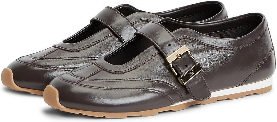TOMMY HILFIGER Sneakers laag donkerbruin - Foto 5