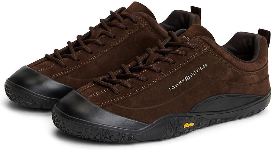 TOMMY HILFIGER Sneakers laag donkerbruin - Foto 5