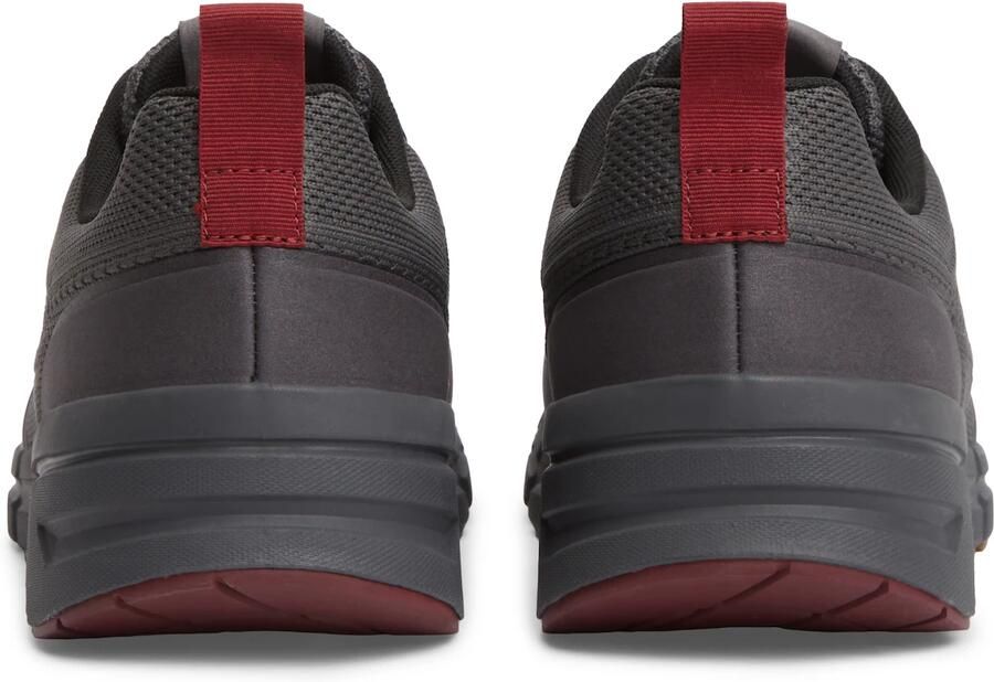 TOMMY HILFIGER Sneakers laag donkergrijs donkerrood wit - Foto 4