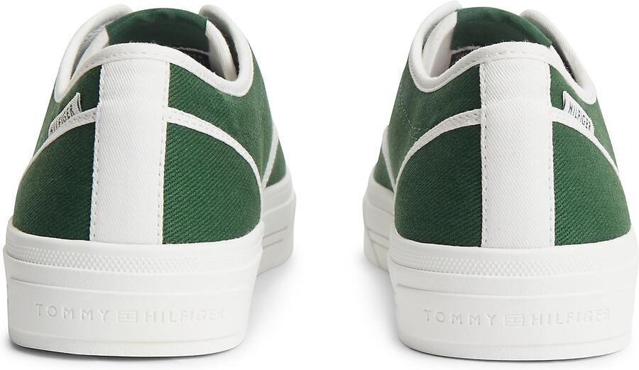 TOMMY HILFIGER Sneakers laag donkergroen wit - Foto 5