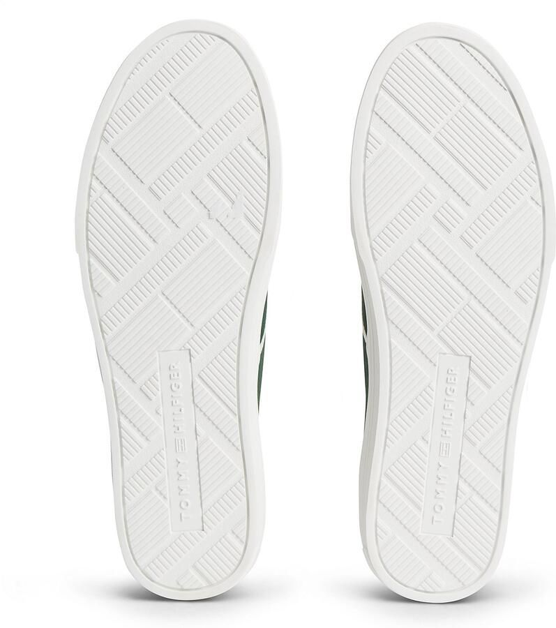 TOMMY HILFIGER Sneakers laag donkergroen wit - Foto 2