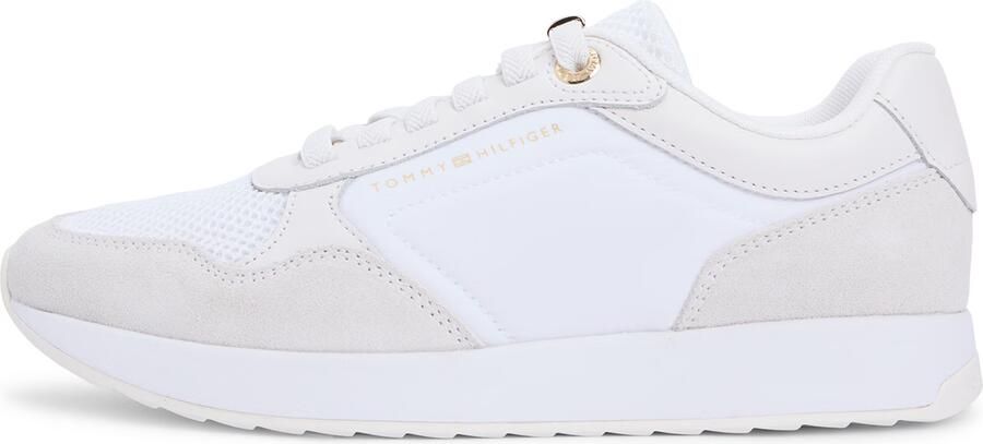 Tommy Hilfiger Sneakers van suède met mesh details - Foto 2