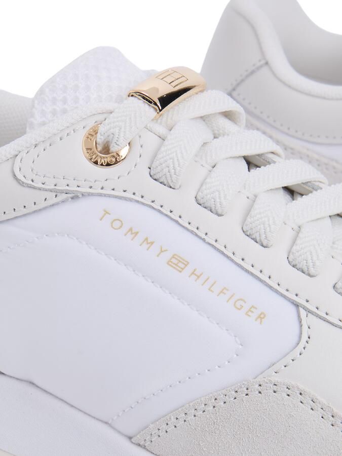 Tommy Hilfiger Sneakers van suède met mesh details - Foto 3