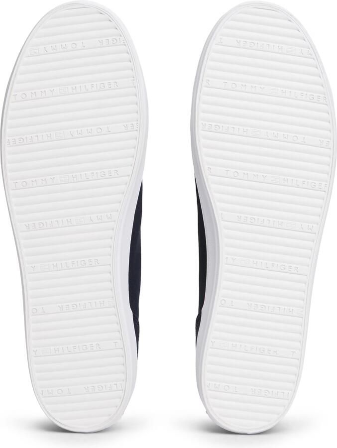 Tommy Hilfiger Low top sneakers van canvas met logo-applicatie - Foto 3