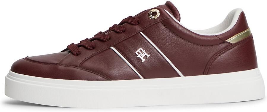TOMMY HILFIGER Sneakers laag goud bloedrood