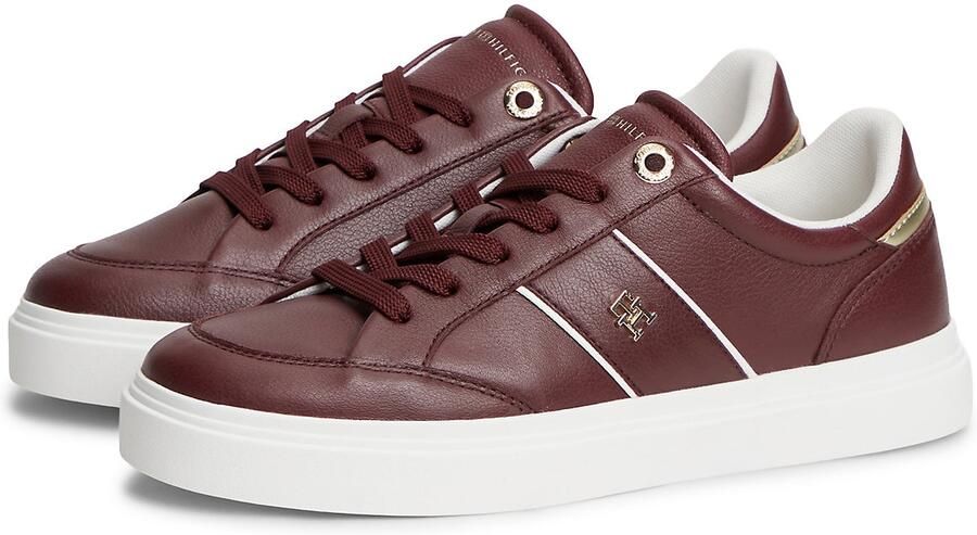 TOMMY HILFIGER Sneakers laag goud bloedrood - Foto 6