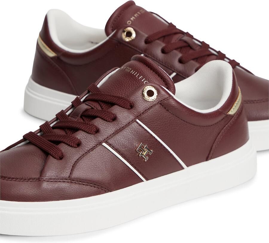 TOMMY HILFIGER Sneakers laag goud bloedrood - Foto 2