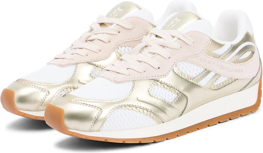 TOMMY HILFIGER Sneakers laag goud wit - Foto 2