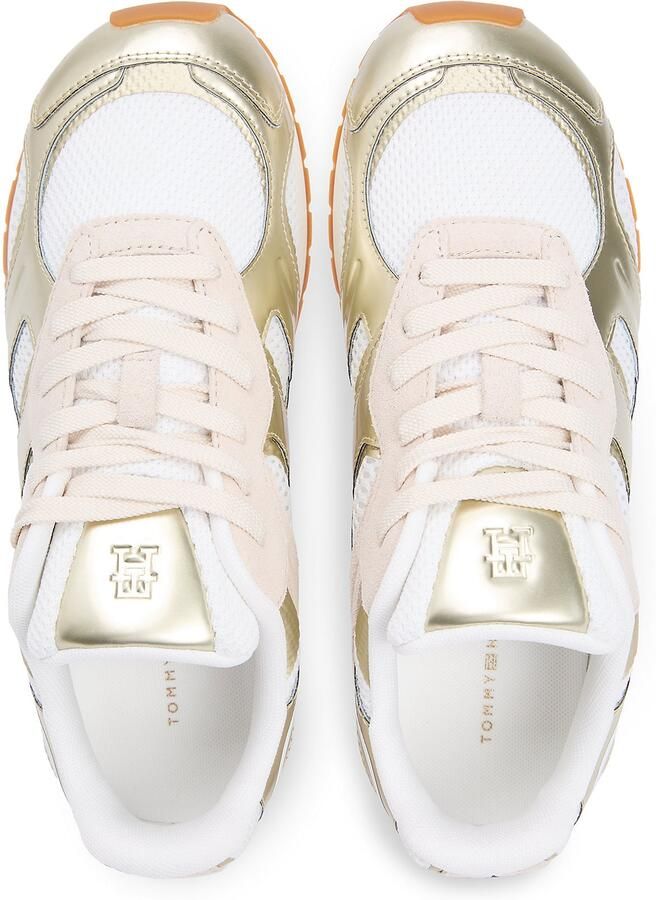 TOMMY HILFIGER Sneakers laag goud wit - Foto 4