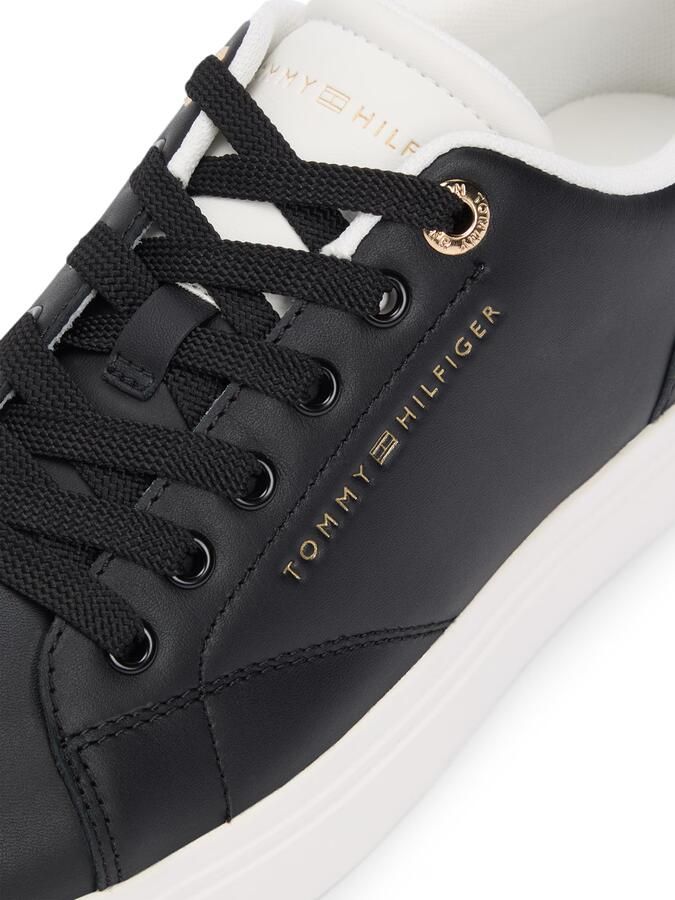 TOMMY HILFIGER Sneakers laag goud zwart wit - Foto 2
