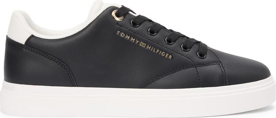 TOMMY HILFIGER Sneakers laag goud zwart wit - Foto 6