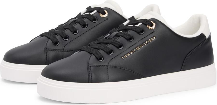 TOMMY HILFIGER Sneakers laag goud zwart wit - Foto 5