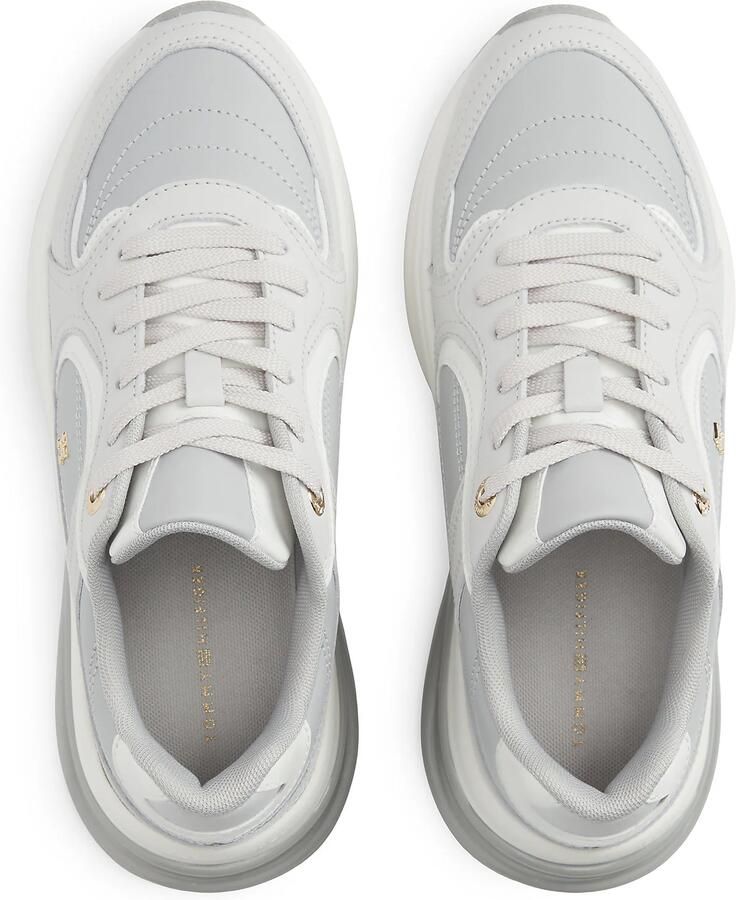 TOMMY HILFIGER Sneakers laag grijs lichtgrijs wit - Foto 4