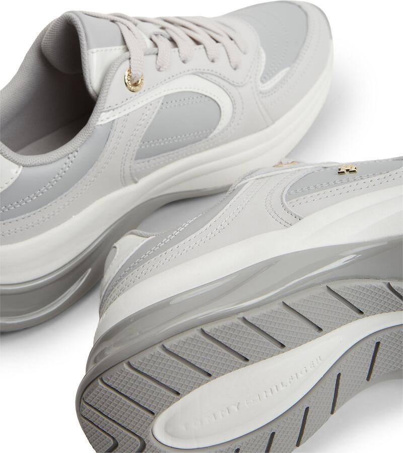 TOMMY HILFIGER Sneakers laag grijs lichtgrijs wit - Foto 3