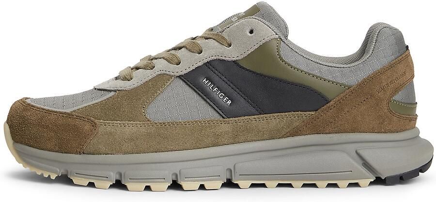 TOMMY HILFIGER Sneakers laag grijs taupe olijfgroen zwart