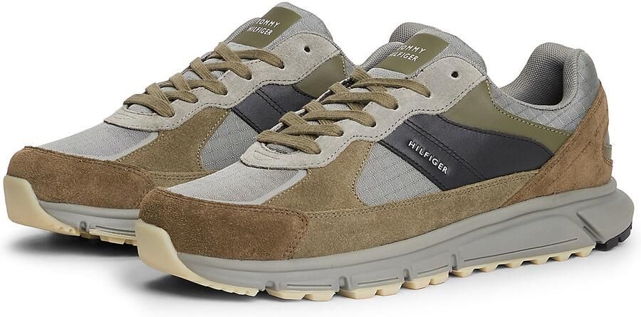 TOMMY HILFIGER Sneakers laag grijs taupe olijfgroen zwart - Foto 6