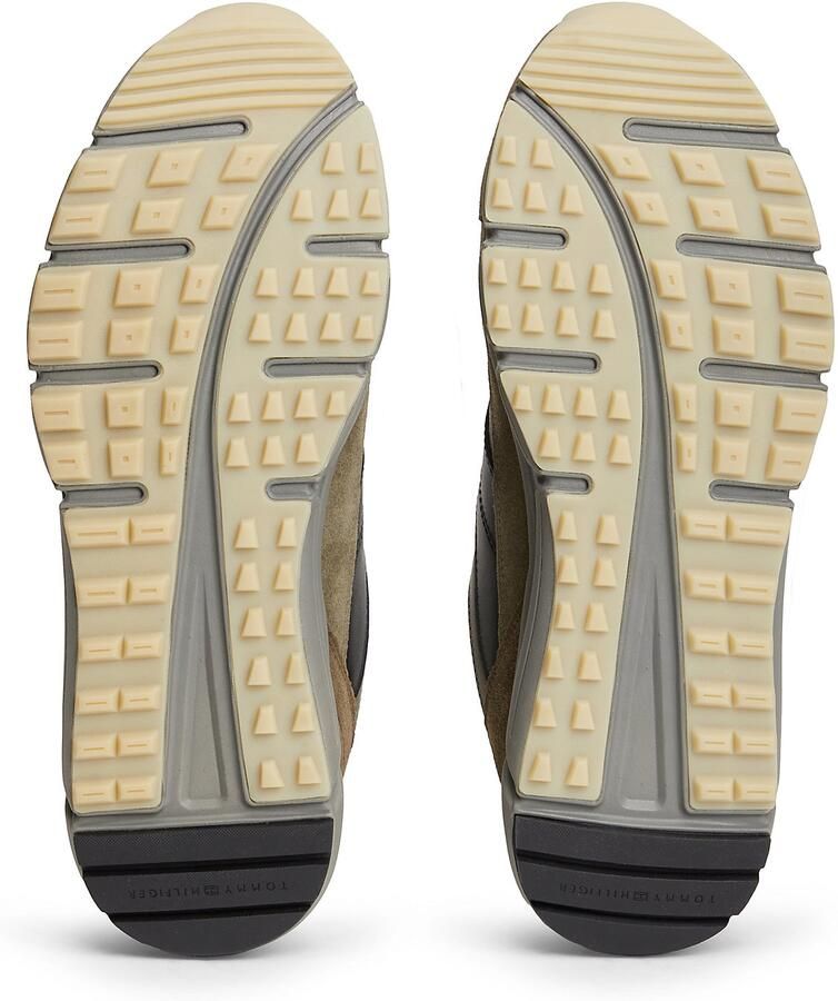 TOMMY HILFIGER Sneakers laag grijs taupe olijfgroen zwart - Foto 3