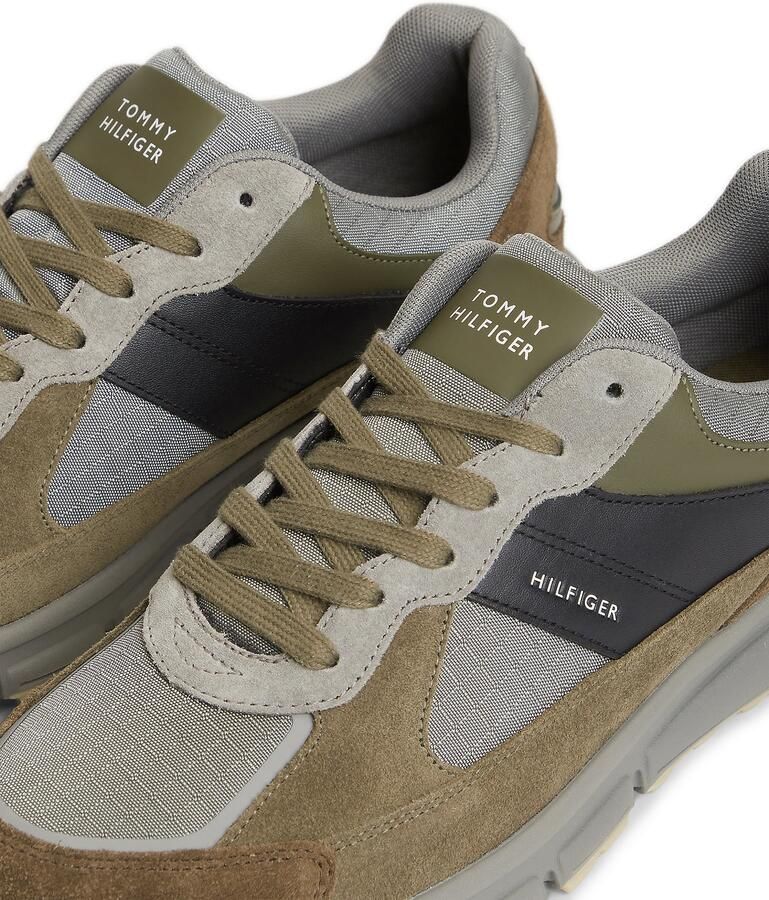 TOMMY HILFIGER Sneakers laag grijs taupe olijfgroen zwart - Foto 2