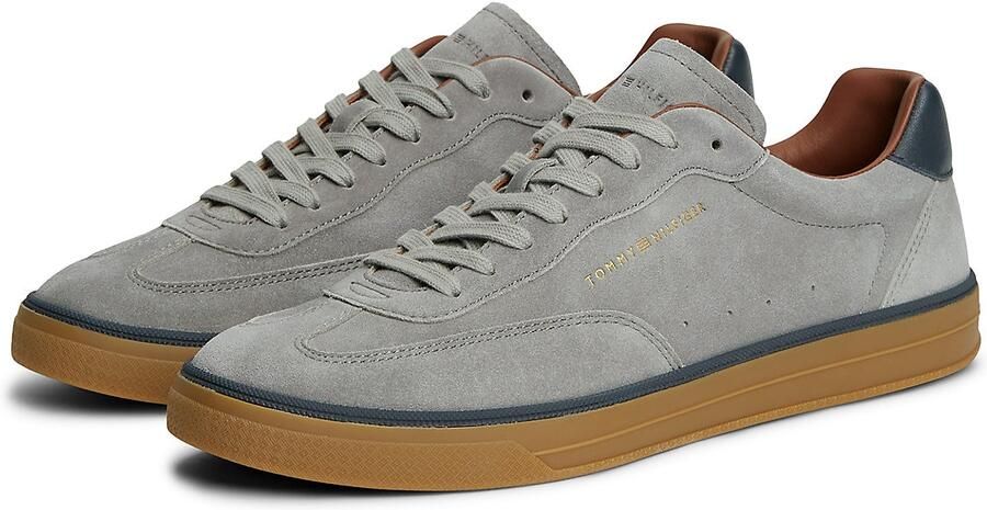 TOMMY HILFIGER Sneakers laag grijs zwart - Foto 6