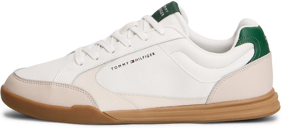 TOMMY HILFIGER Sneakers laag groen wit offwhite