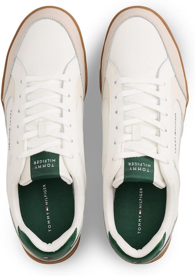 TOMMY HILFIGER Sneakers laag groen wit offwhite - Foto 4