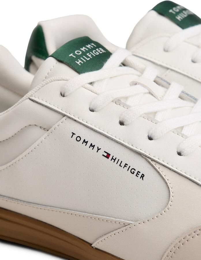 TOMMY HILFIGER Sneakers laag groen wit offwhite - Foto 3