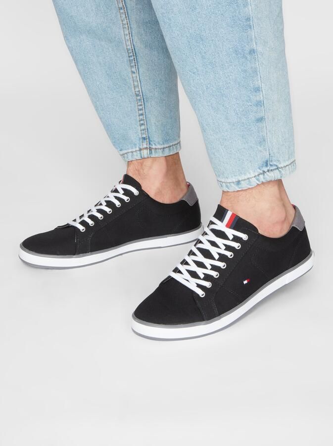 Tommy Hilfiger Sneakers H2285ARLOW 1D vrijetijdsschoen lage schoen veterschoen met zijdelingse vlaggen-borduring - Foto 8