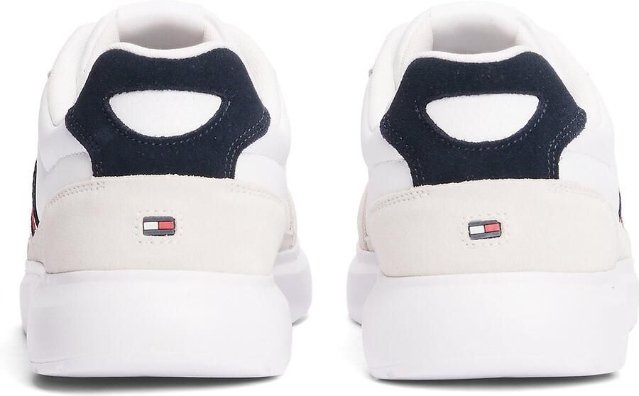 Tommy Hilfiger Sneakers met sleehak LIGHT CUPSOLE LTH MIX STRIPES vrijetijdsschoen lage schoen veterschoen met zijstrepen - Foto 11