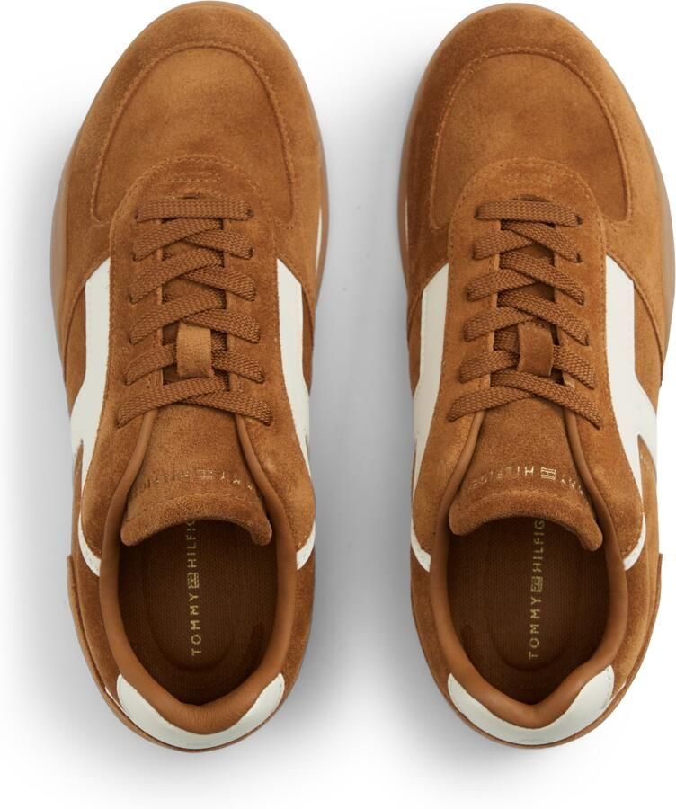 TOMMY HILFIGER Sneakers laag karamel goud wit - Foto 4