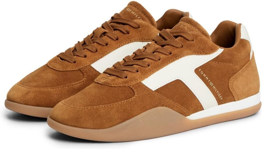 TOMMY HILFIGER Sneakers laag karamel goud wit - Foto 7