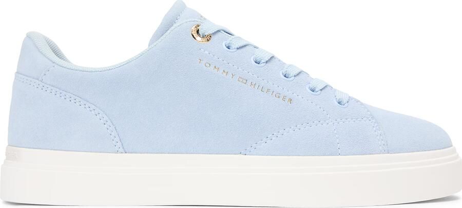 Tommy Hilfiger Low-top sneakers van echt leer - Foto 6