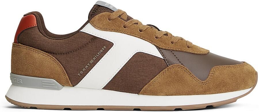 TOMMY HILFIGER Sneakers laag lichtbruin