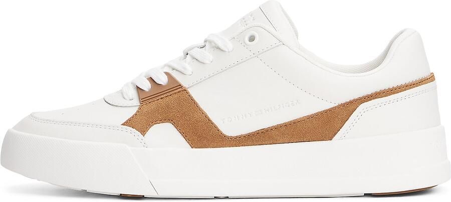 TOMMY HILFIGER Sneakers laag lichtbruin wit - Foto 6
