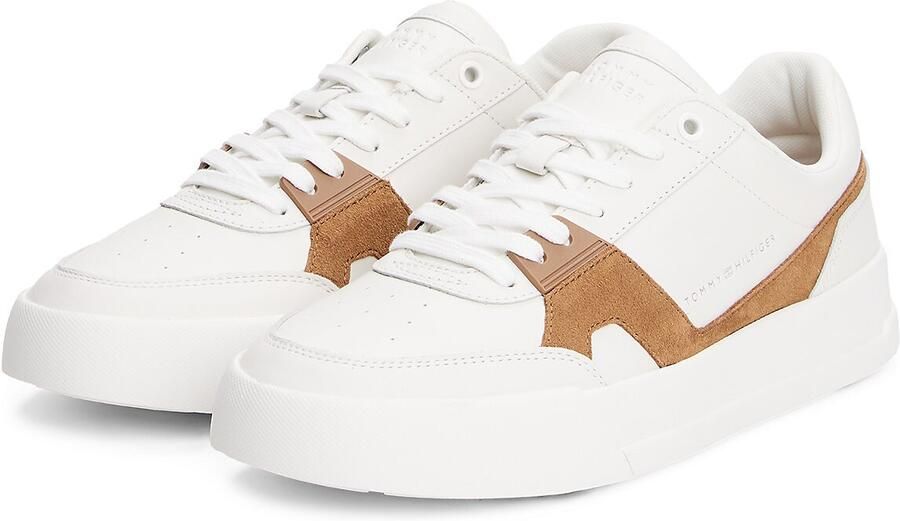 TOMMY HILFIGER Sneakers laag lichtbruin wit - Foto 2