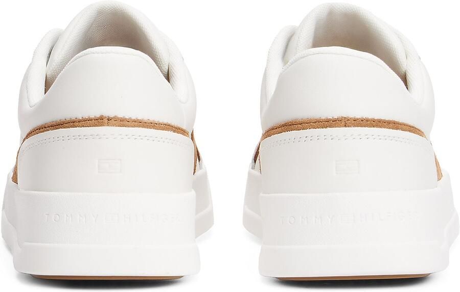 TOMMY HILFIGER Sneakers laag lichtbruin wit - Foto 3