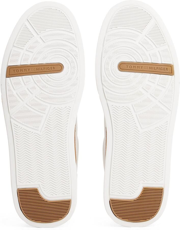 TOMMY HILFIGER Sneakers laag lichtbruin wit - Foto 5