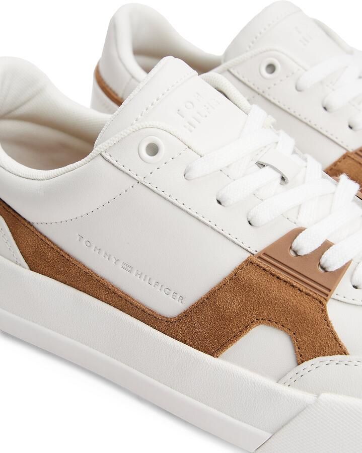 TOMMY HILFIGER Sneakers laag lichtbruin wit - Foto 7
