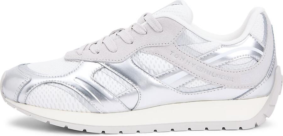 TOMMY HILFIGER Sneakers laag lichtgrijs zilver wit