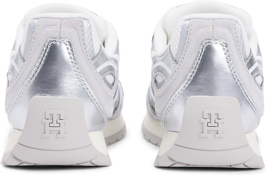TOMMY HILFIGER Sneakers laag lichtgrijs zilver wit - Foto 5
